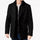 Men'S Double Breasted Wool Blend Peacoat with Bib